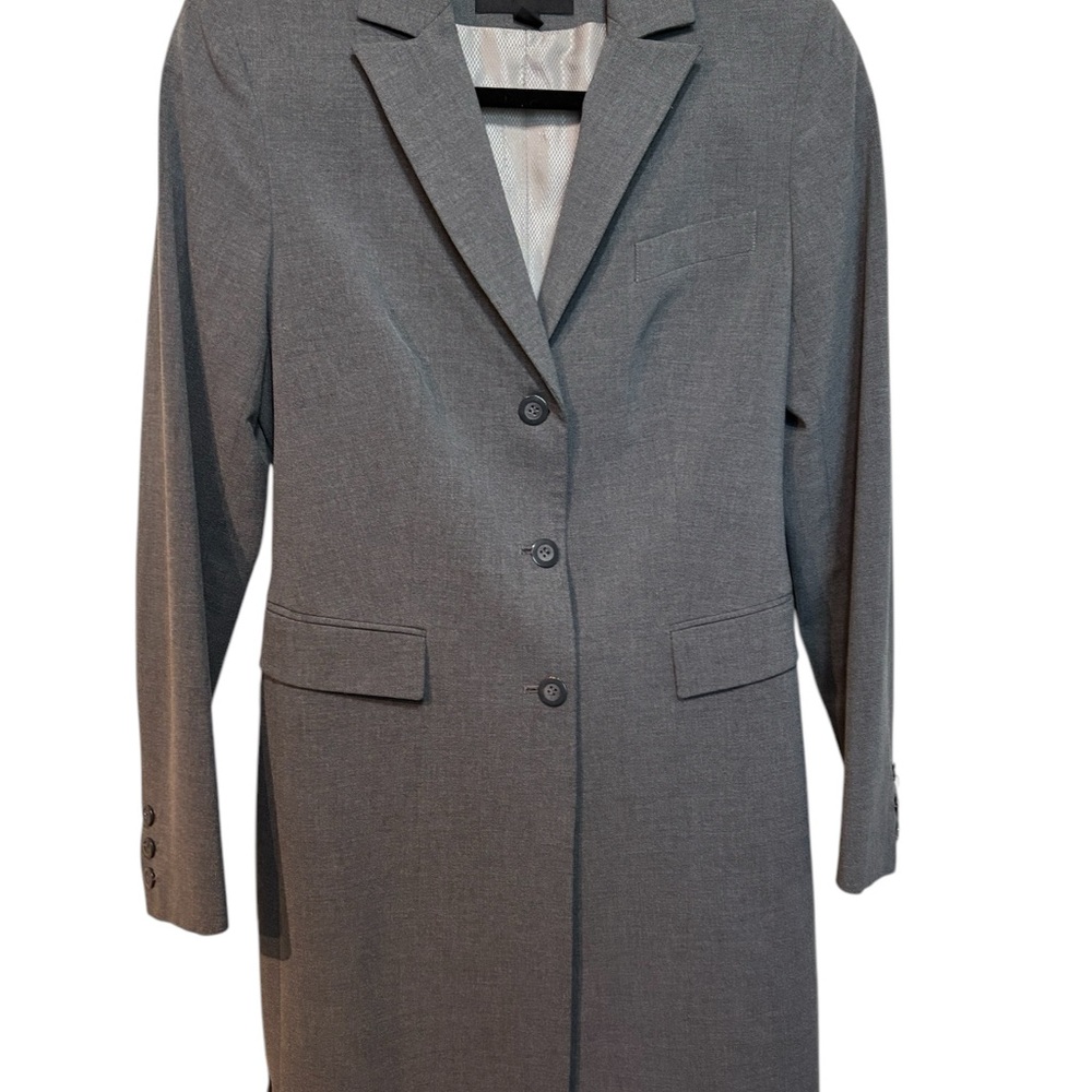 Gray Women's Blazer Coat